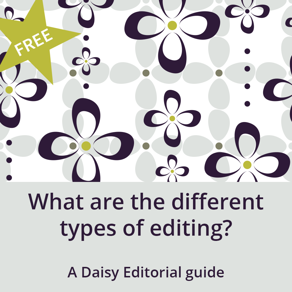 What are the different types of editing?